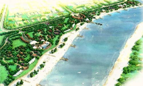 Landscape Development along Canal Beach Front
